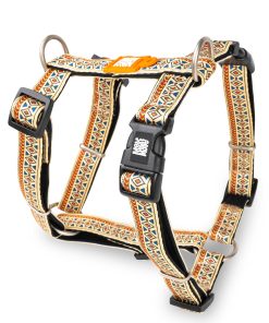 H-Geschirr – Ethnic, weicher Tragekomfort (5-fach verstellbar) XS, M, L