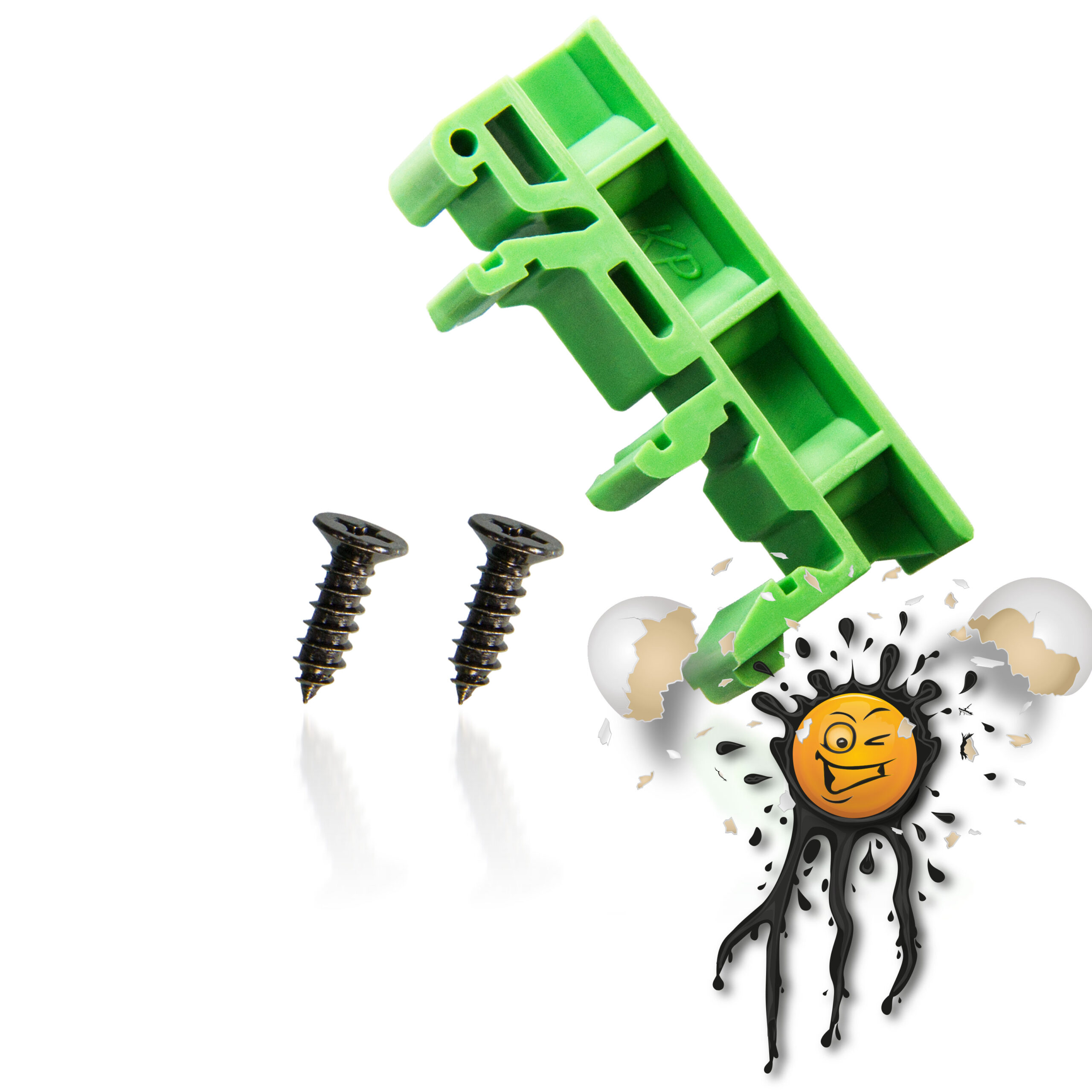 C45 35mm PCB Din Rail Mounting Bracket Hutschienenmontage Set