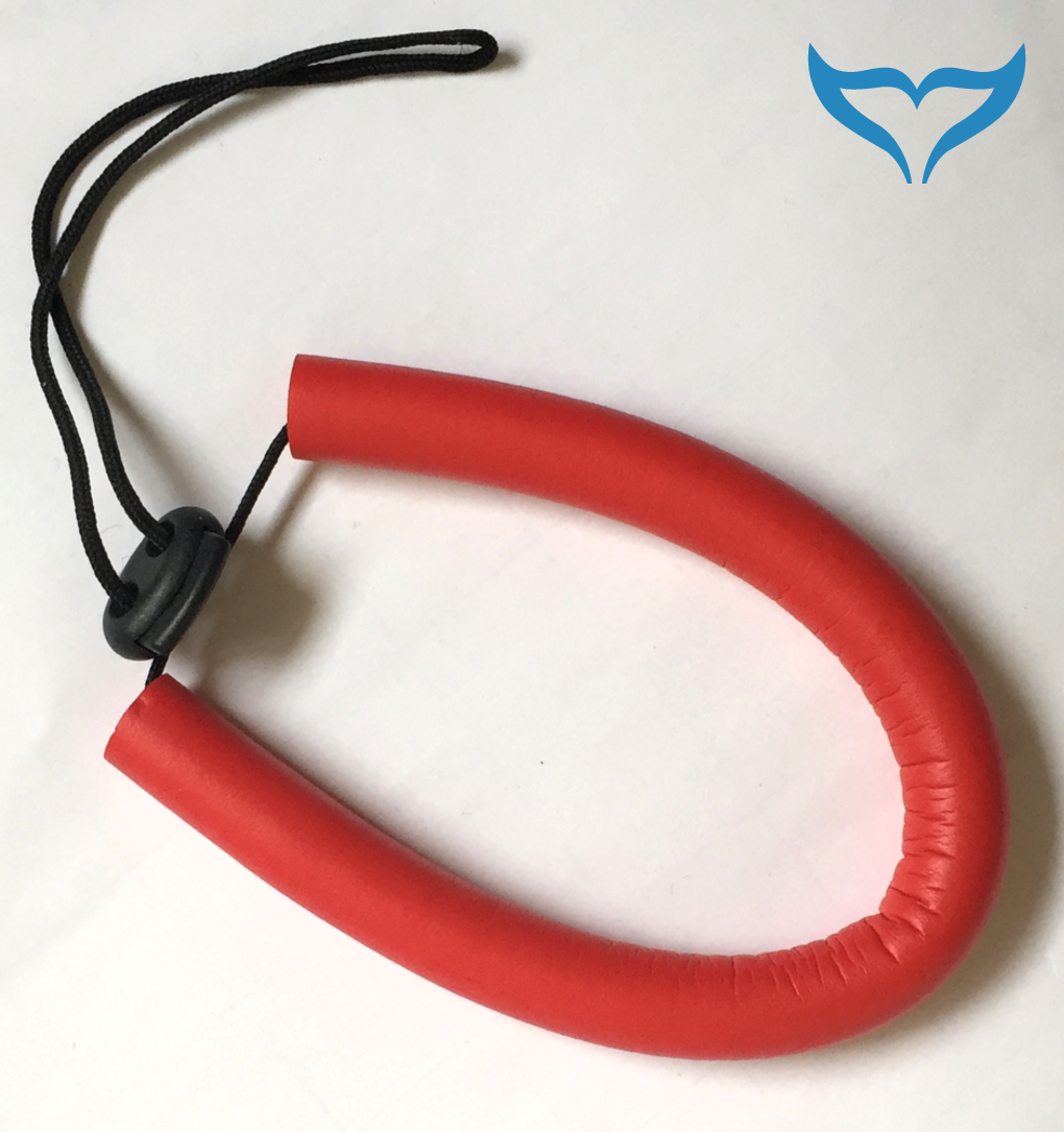 Handschlaufe schwimmend rot Kamera strap lenyard floating camera red schaumgummi