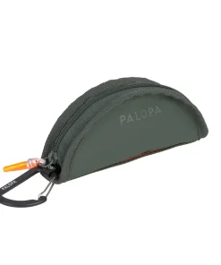Palopa – Reisenapf für Hunde „Tura“, dark olive (faltbar, verschließbar mit Reißverschluss, mit Karabiner, schmutz- und wasserabweisend)