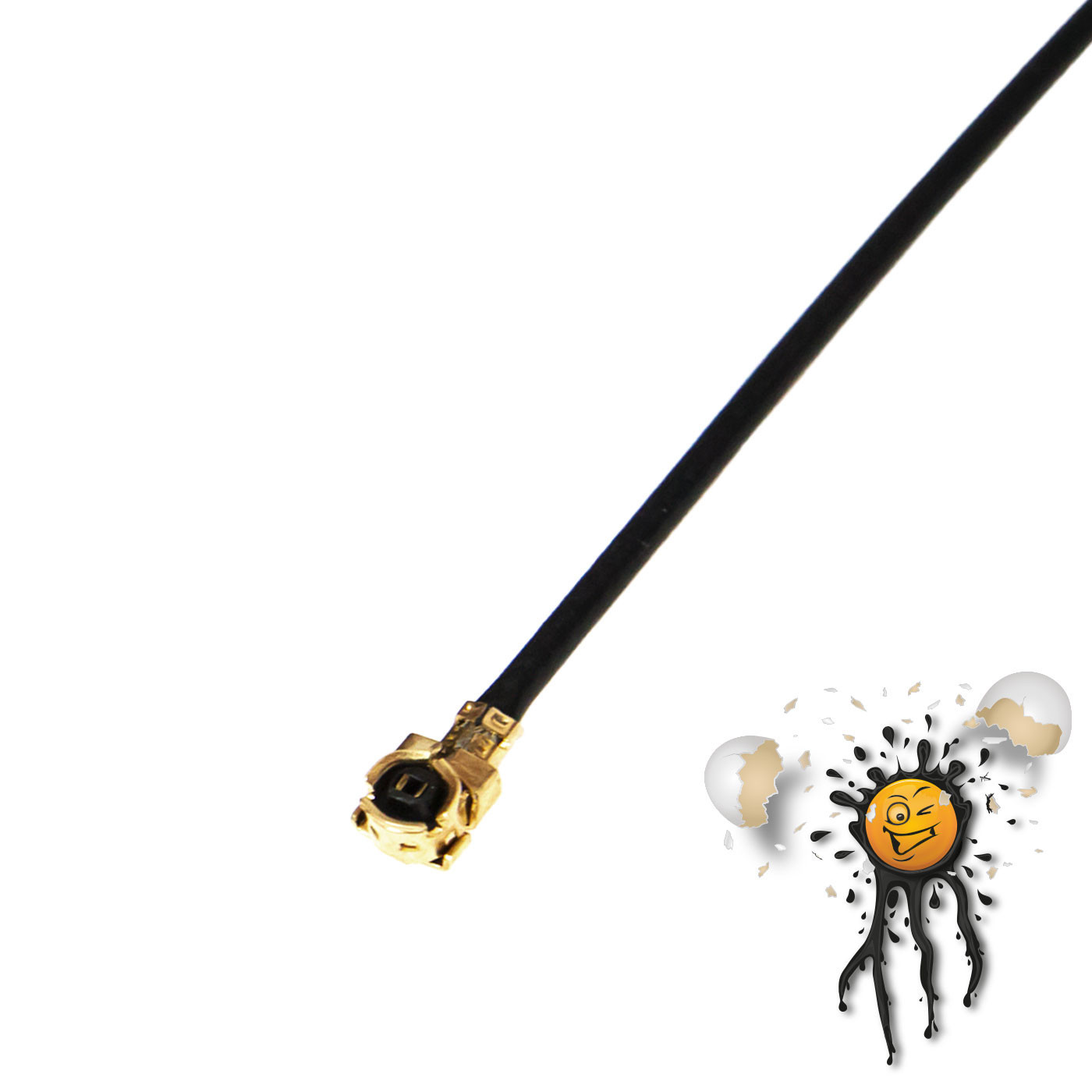 WLAN WIFI 3 dBi Antenne RP-SMA male inkl. I-PEX Adapter – Bild 4