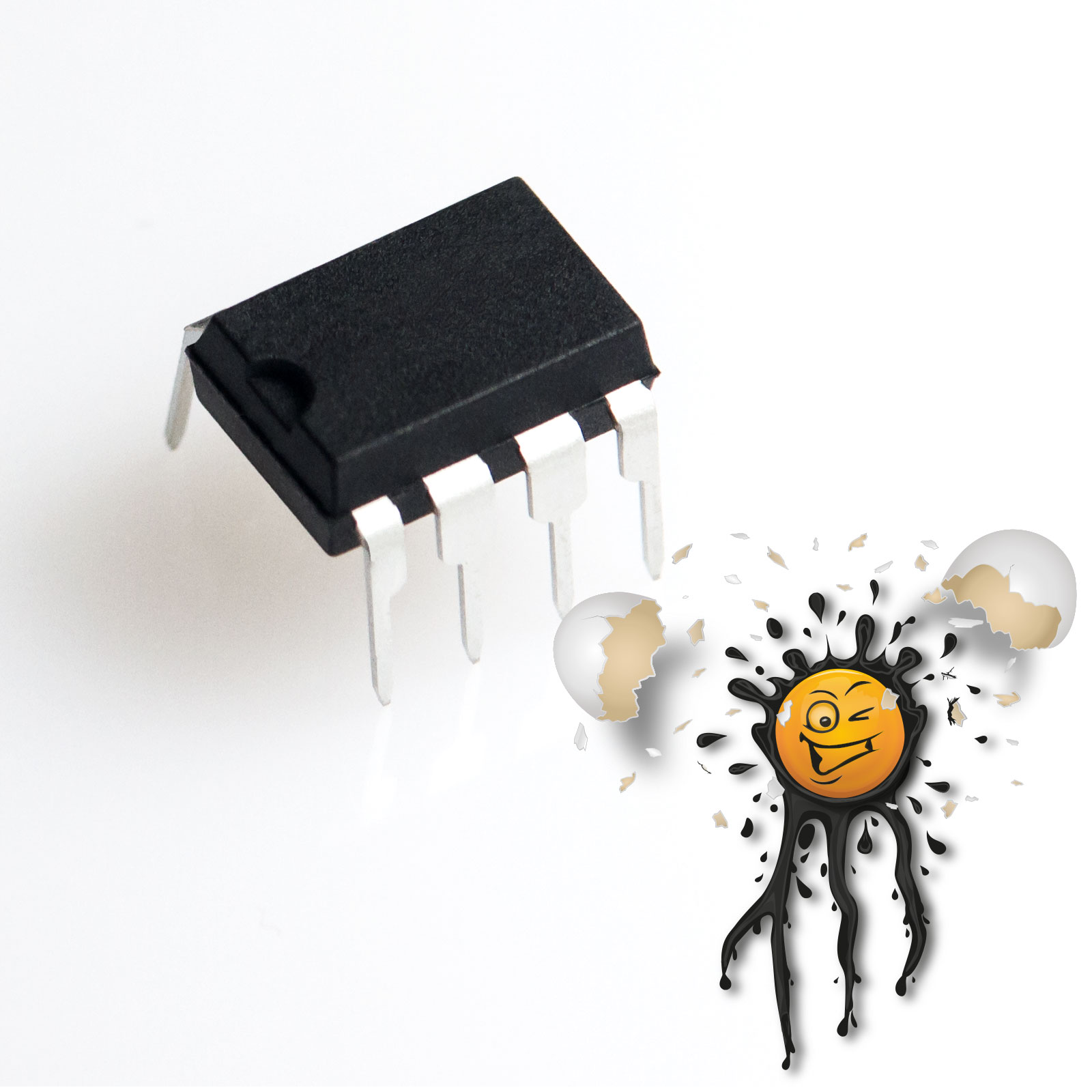 2 Stück AT24C 16K 32K 64K 128K 256K I2C IIC Speicher Memory EEprom MCU DIP-8 IC Arduino – Bild 4