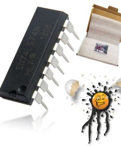 2 Stk. pcs. SN74LS74 Dual D-Type DIP14 IC