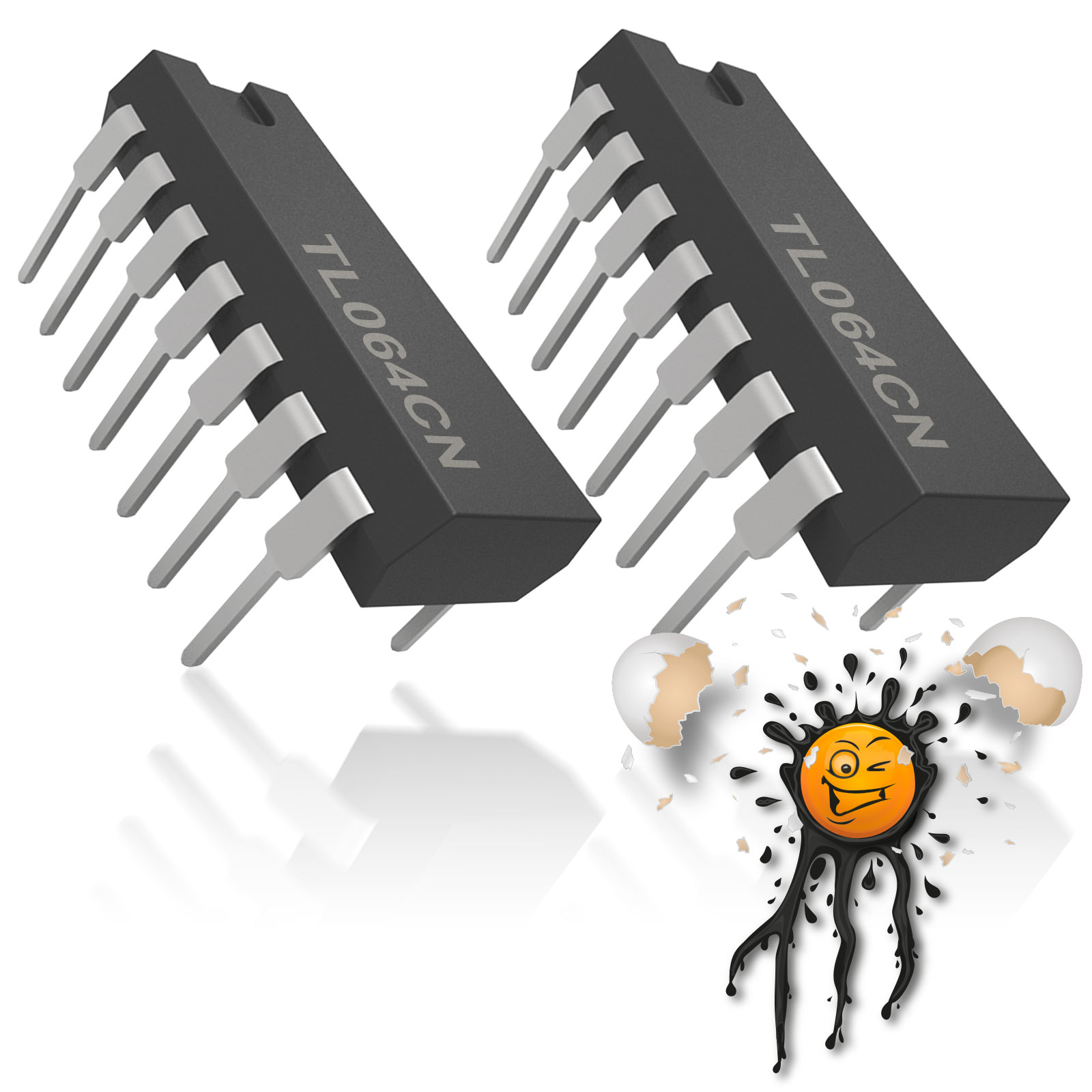 2 Stück Operationsverstärker JFET amplifier TL061 – TL084 DIP8 DIP14 IC – Bild 5