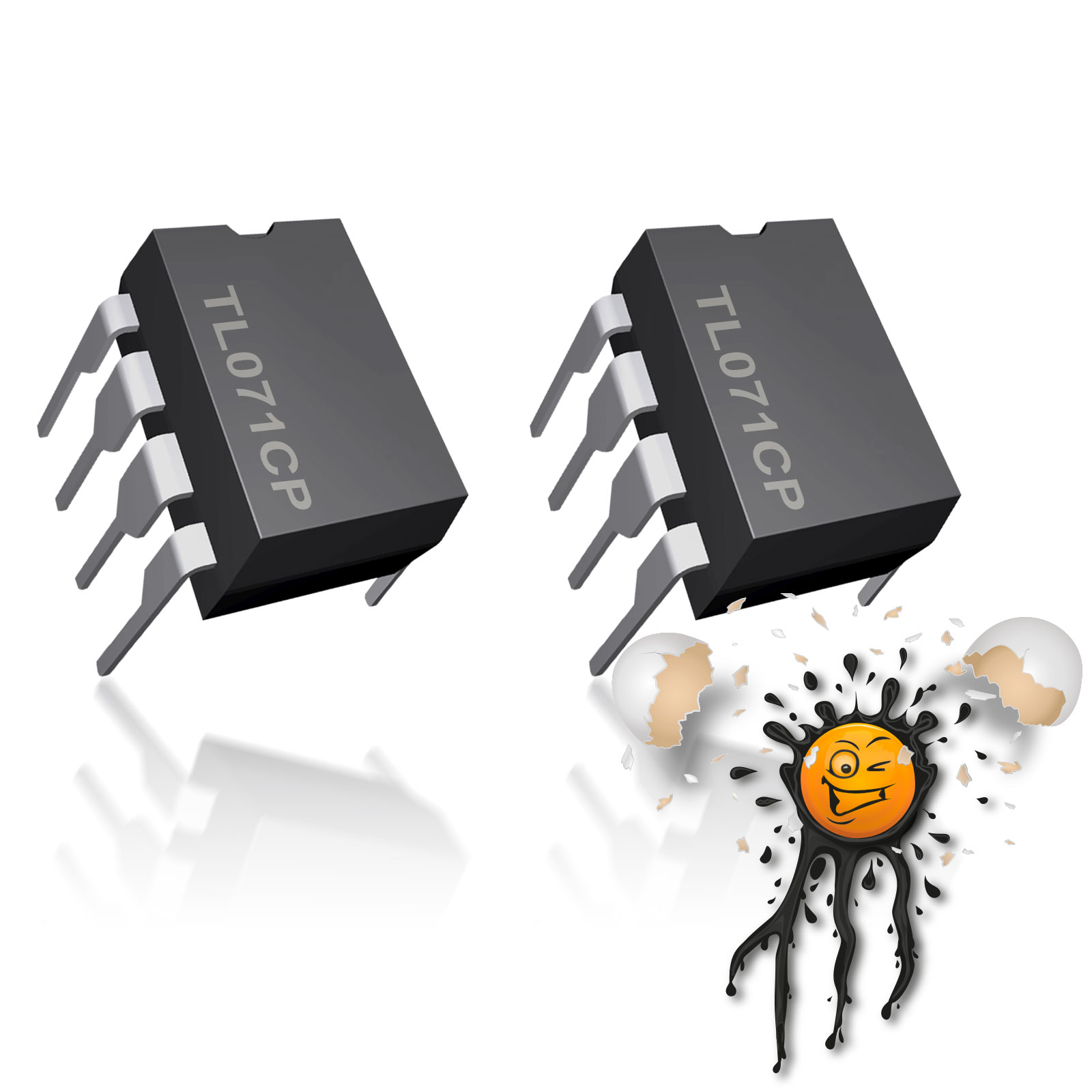 2 Stück Operationsverstärker JFET amplifier TL061 – TL084 DIP8 DIP14 IC – Bild 6