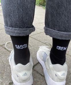 Lieblingspfote „GASSI CREW“ Socken, schwarz (85% Baumwolle) 35-38, 39-42