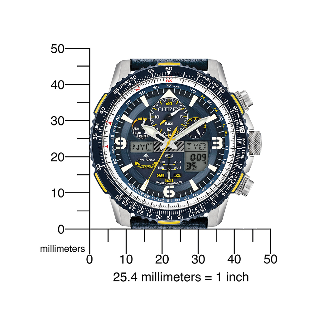 Citizen Promaster Skyhawk JY8078-01L Blue Angels Eco-Drive Funk 20 bar Chrono N – Bild 5