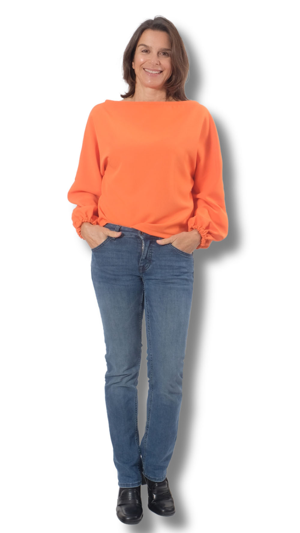 Unifarbenes Mischgewebe, dehnbar, knitterfrei, Kofferware – Bild 4