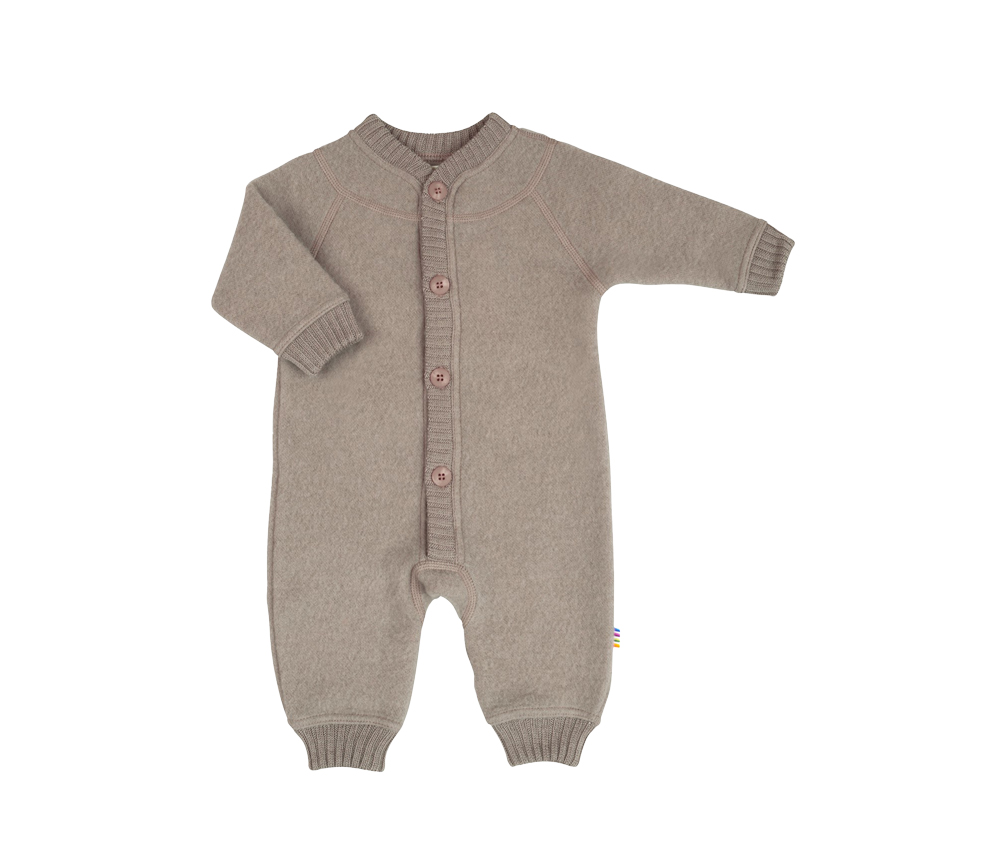 JOHA – Baby Woll-Overall, Merinowolle, sesam