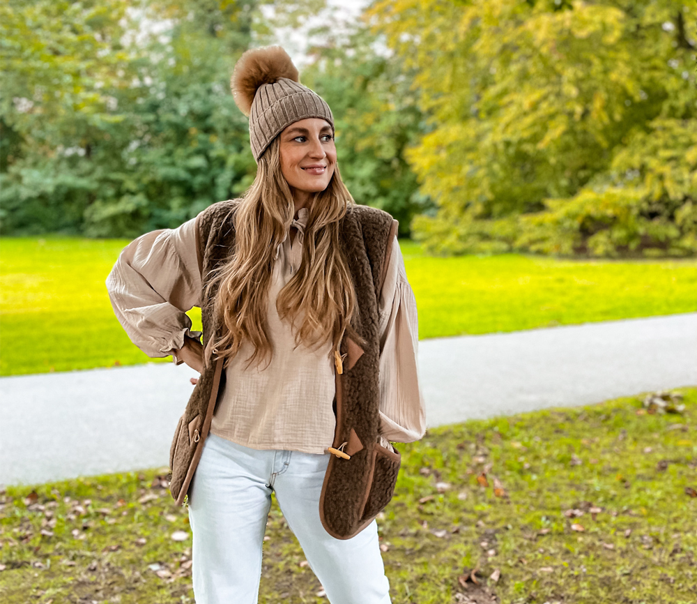 Alwero – Bodywarmer „Alpen“ Adult, Biowolle, BARK, Unisex – Bild 4