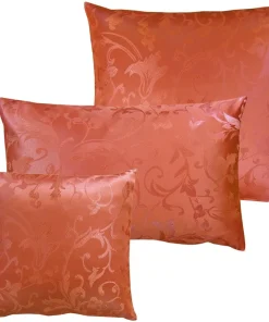 Kissenbezüge Kissenhüllen Heimtextilien Jacquard Ornamente 1 Stk orange 3 Größen
