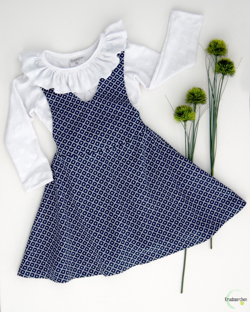 Jacquard Strick, Blau – grafisches Muster – recycelt – Bild 6