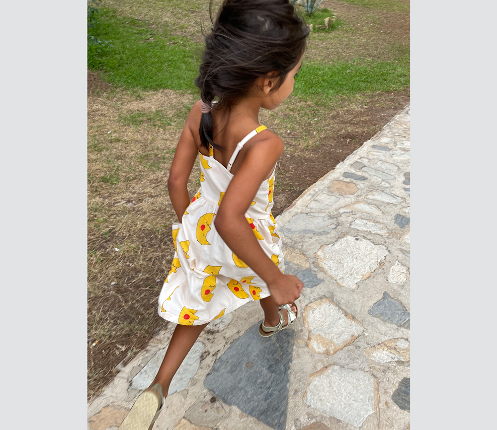 Nadadelazos – Kleid „Moons“, Bio Baumwolle – Bild 6