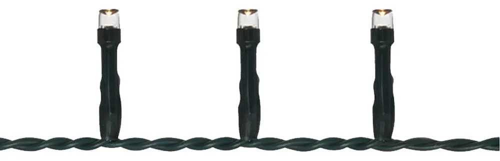 LED Außenbereich Lichterketten Minilichterketten warmweiß / schwarz / 8 Größen – Bild 2