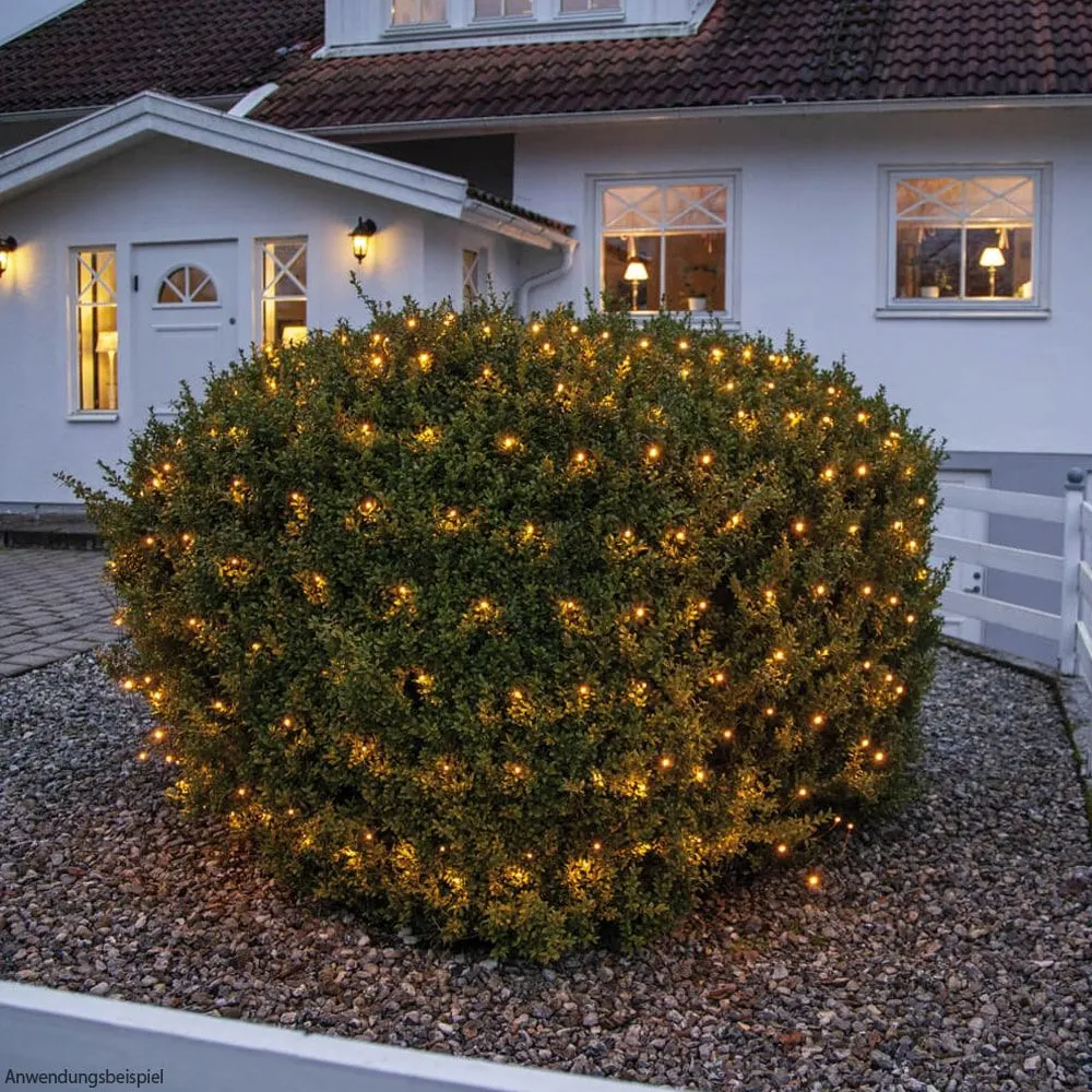 LED-Minilichterkettennetze Außen 31V super-warmweiß 5 m Zuleitung 1 Stk in 2 Größen – Bild 7