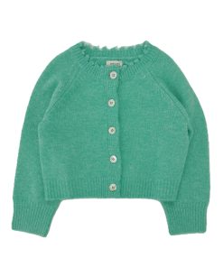 LongLiveTheQueen – Strickjacke, Green, WolleMix