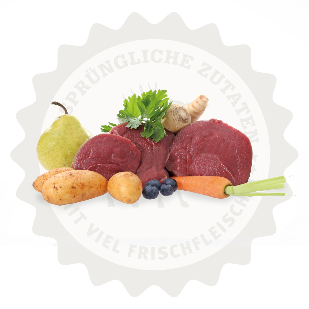 Lakefields Trockenfutter für kleine Hunde, WILD mit Pastinaken, Karotten & Heidelbeeren, getreidefreies Alleinfutter, im Steinofen gebacken (1kg) – Bild 3