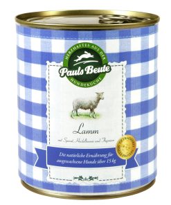Pauls Beute, Lamm mit Spinat, Heidelbeeren und Thymian (ohne synthetische Zusatzstoffe)