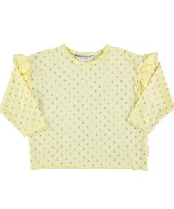 PiuPiuChick – Longsleeve „Boats“, Yellow, Biobaumwolle