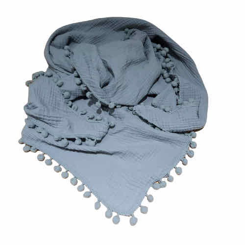 Bio Gauze, Musselin – Double Gauze Grau – unifarben – Bild 5