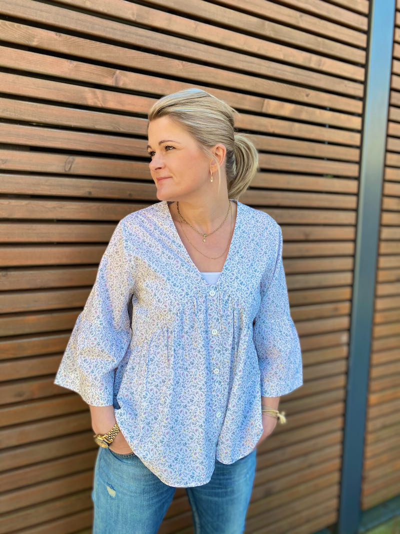 Baumwollstoff, Punkte in Rot / Rosa – Bild 7