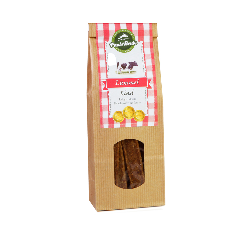 Lümmel (Pansen-Streifen, Rindfleisch und Pansen), sehr hohe Akzeptanz, 200g, 500g – Bild 2