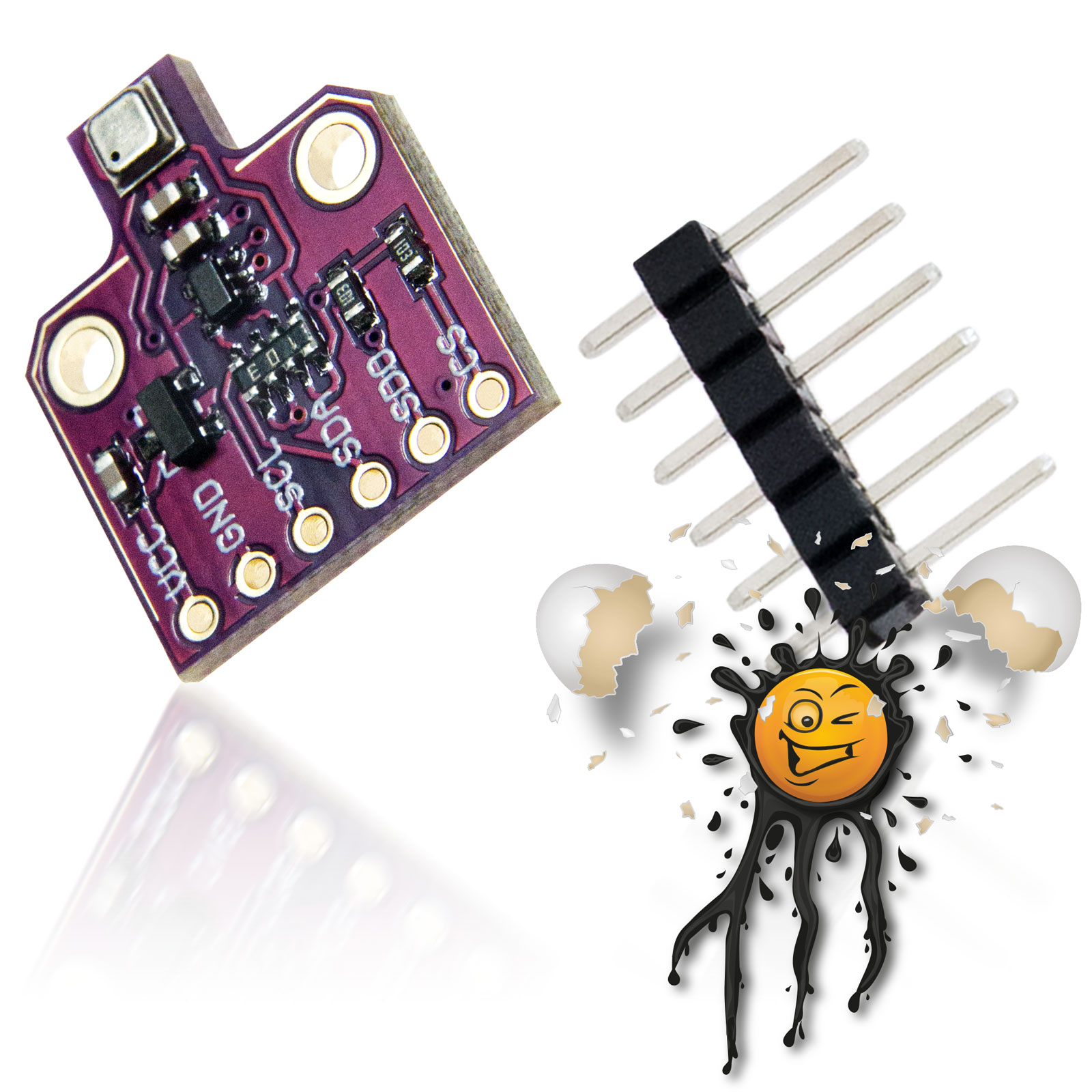 BME680 CO2 I2C SPI Luftqualität- Air- Gas- Sensor Module – Bild 5