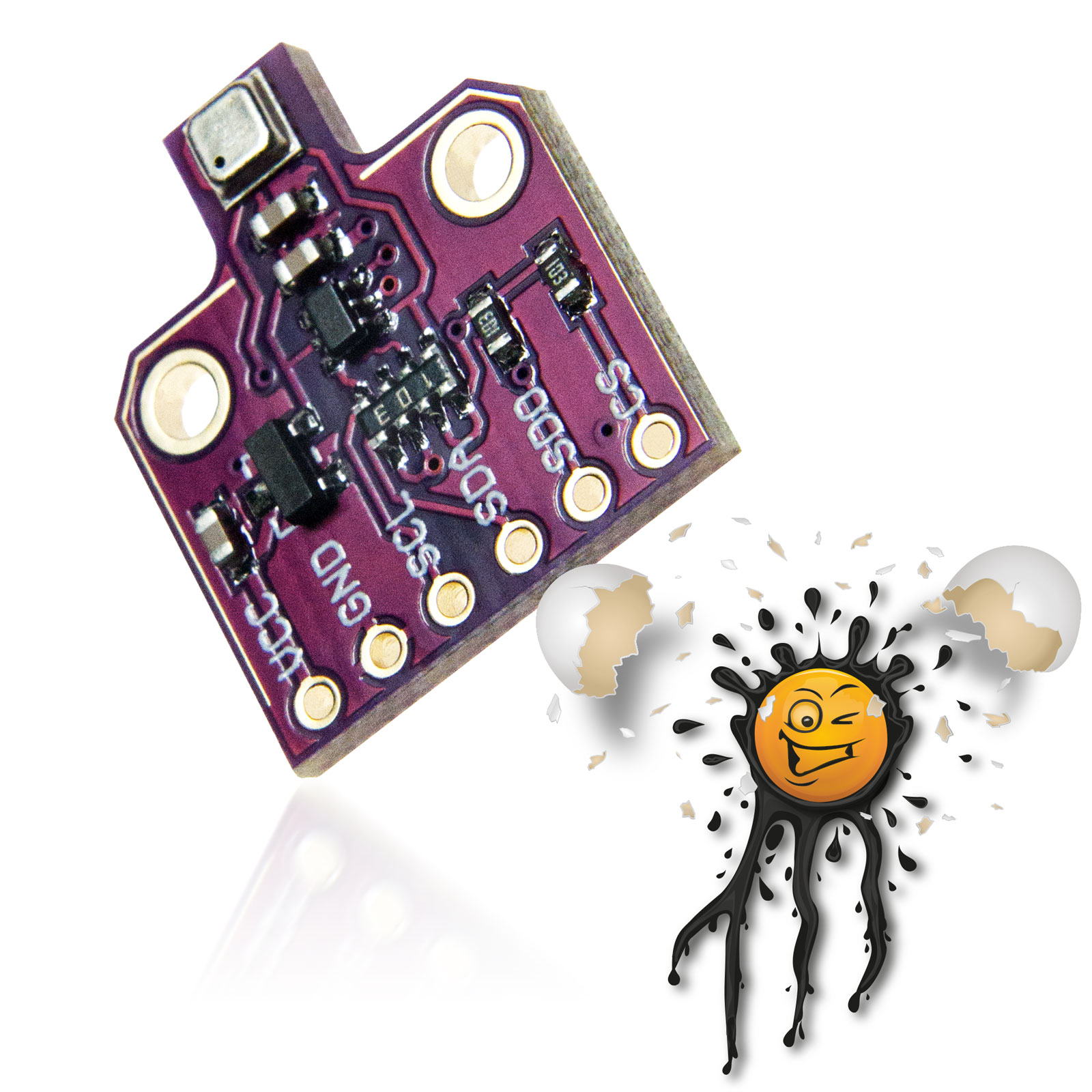 BME680 CO2 I2C SPI Luftqualität- Air- Gas- Sensor Module – Bild 4