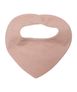 Huttelihut –  Lätzchen „Lulu“, Rose, Musselin