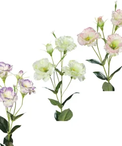 Lysianthus Eustoma künstliche Blüten Knospe Kunstblumen 1 Stk 3 Farben