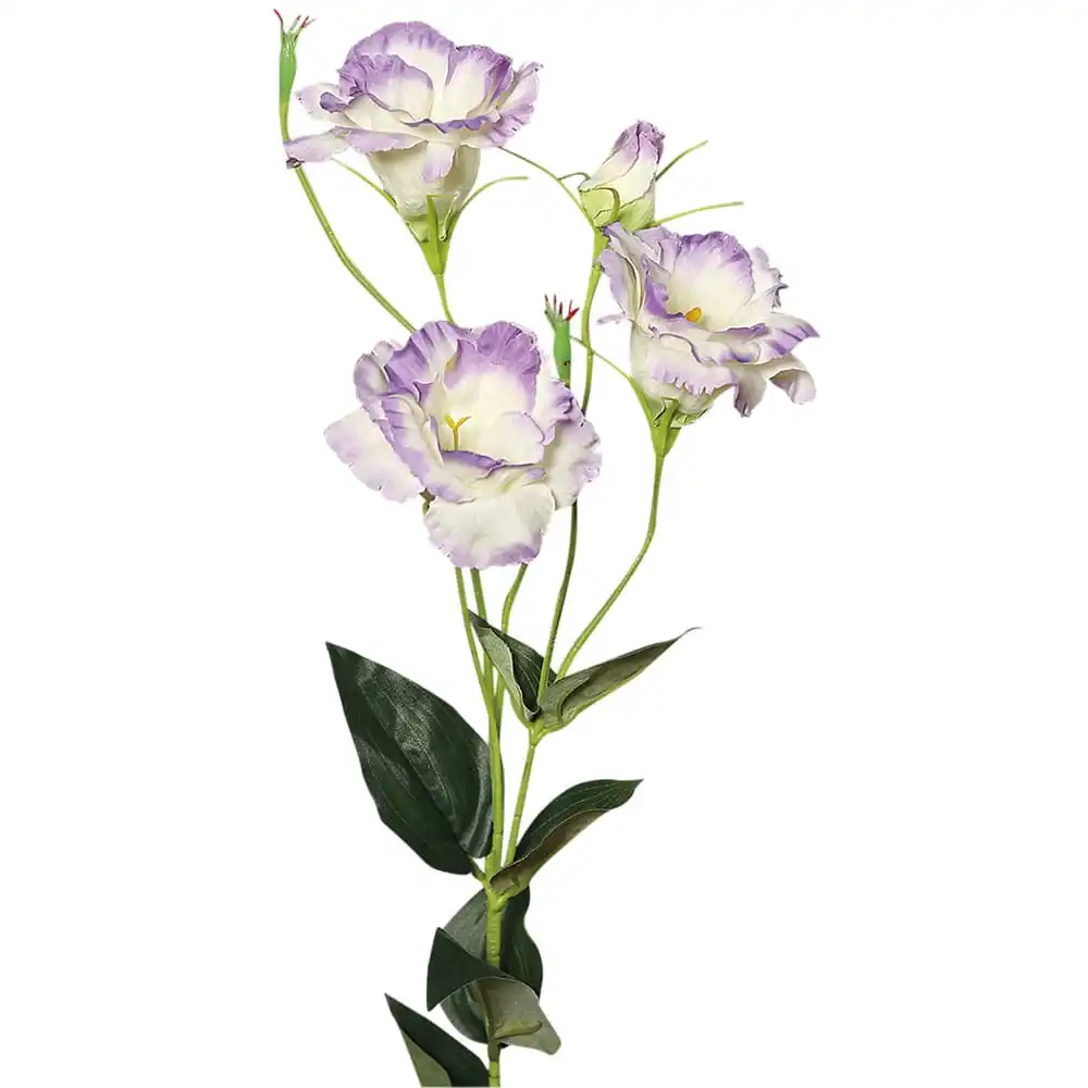 Lysianthus Eustoma künstliche Blüten Knospe Kunstblumen 1 Stk 3 Farben – Bild 5