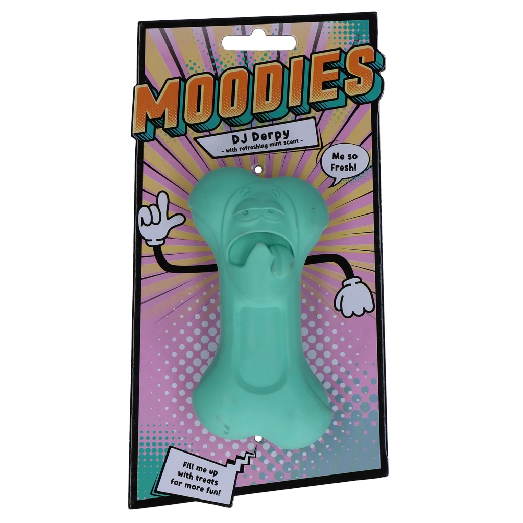 Moodies DJ Derpy (Naturkautschuk mit anregendem Duft, ideal zum Füllen und Einfrieren), Pfefferminz – Bild 2