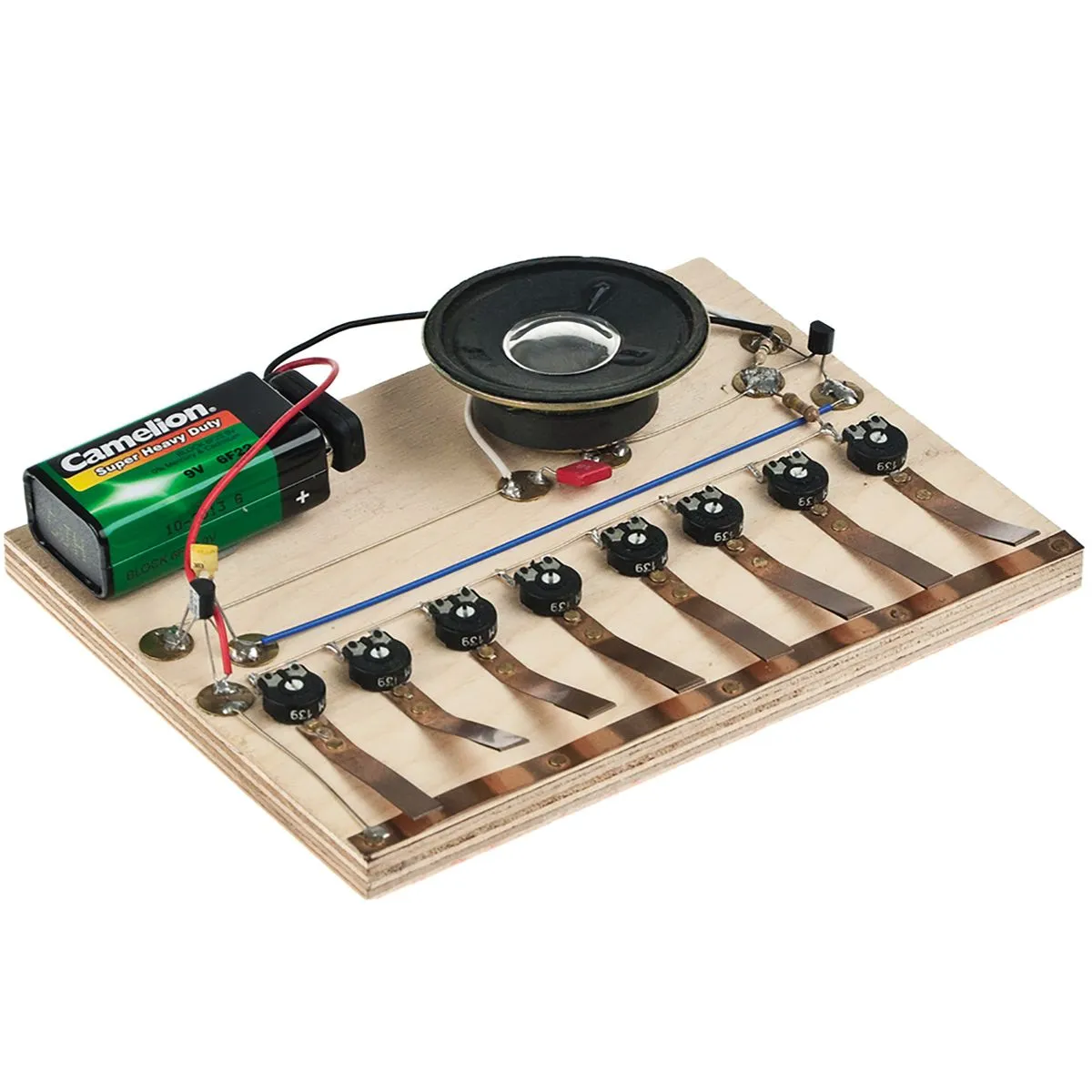 Miniatur-Orgel Elektronik Kinder Bausatz Werkset Bastelset ab 12 J.