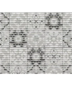 Motivmatte NOVA SKY Badmatte KACHEL waschbar Polyester schwarz 1 Stk 48×80 cm