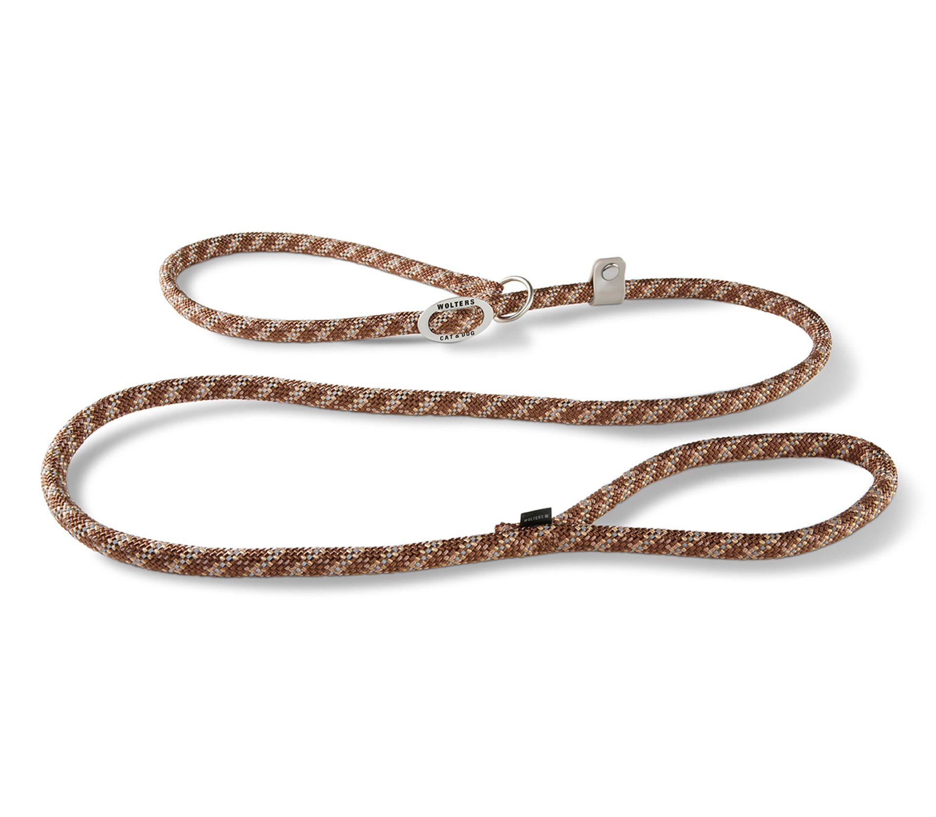 Everest-Tauprogramm Moxonleine/Retrieverleine, 1,8m lang, reflektierendsep, sepia rosa, 9mm – Bild 4