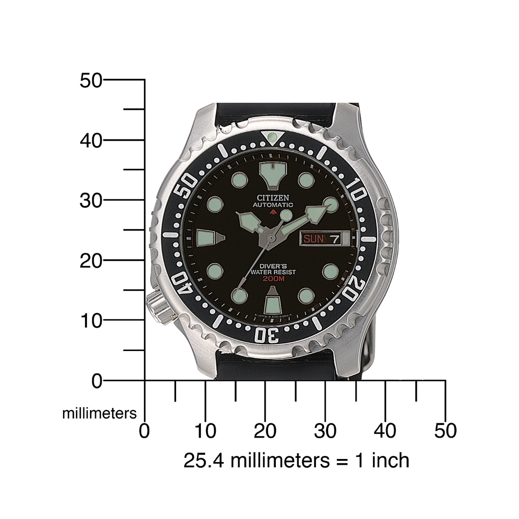 Citizen Promaster Marine NY0040-09EE 20bar schwarz Automatik TaucherUhr NY0040 – Bild 4