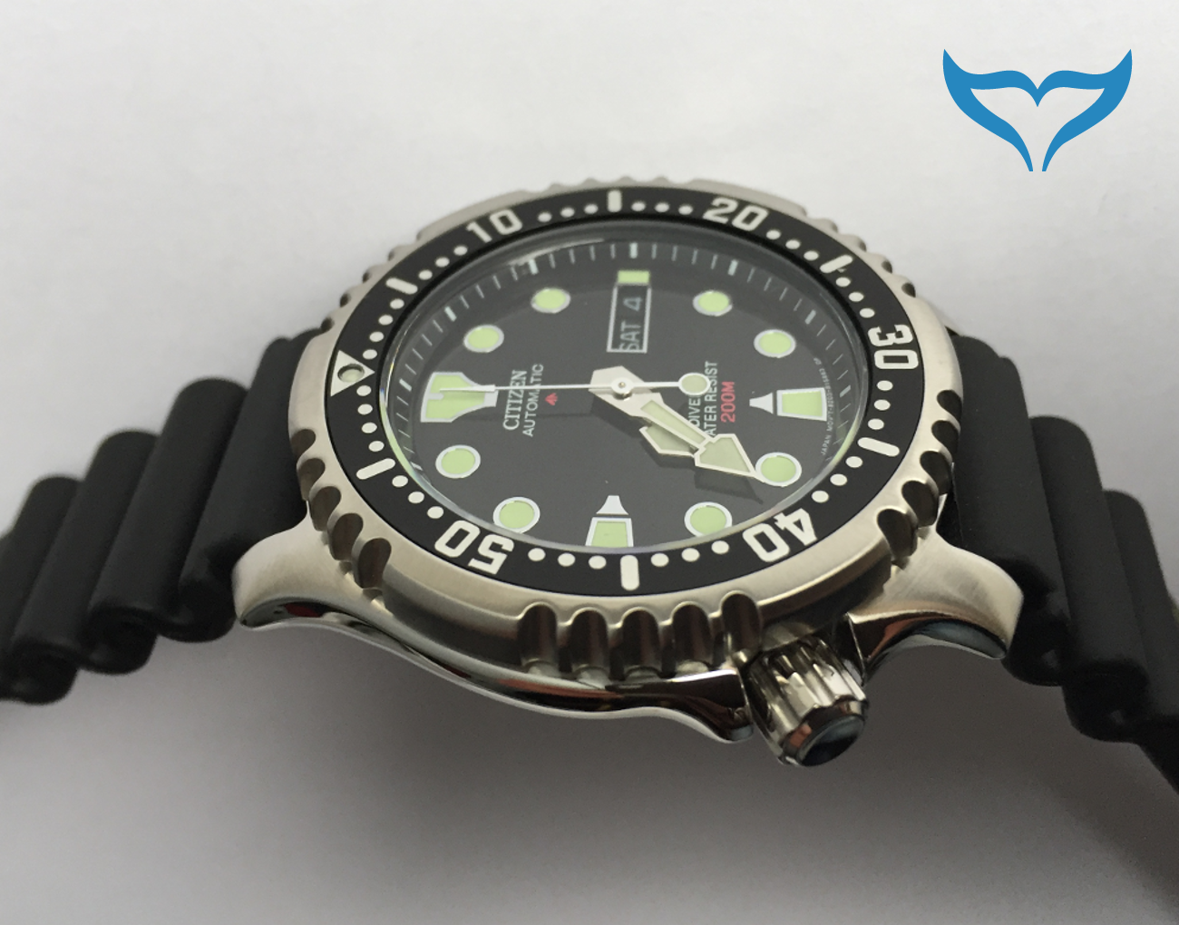 Citizen Promaster Marine NY0040-09EE 20bar schwarz Automatik TaucherUhr NY0040 – Bild 7