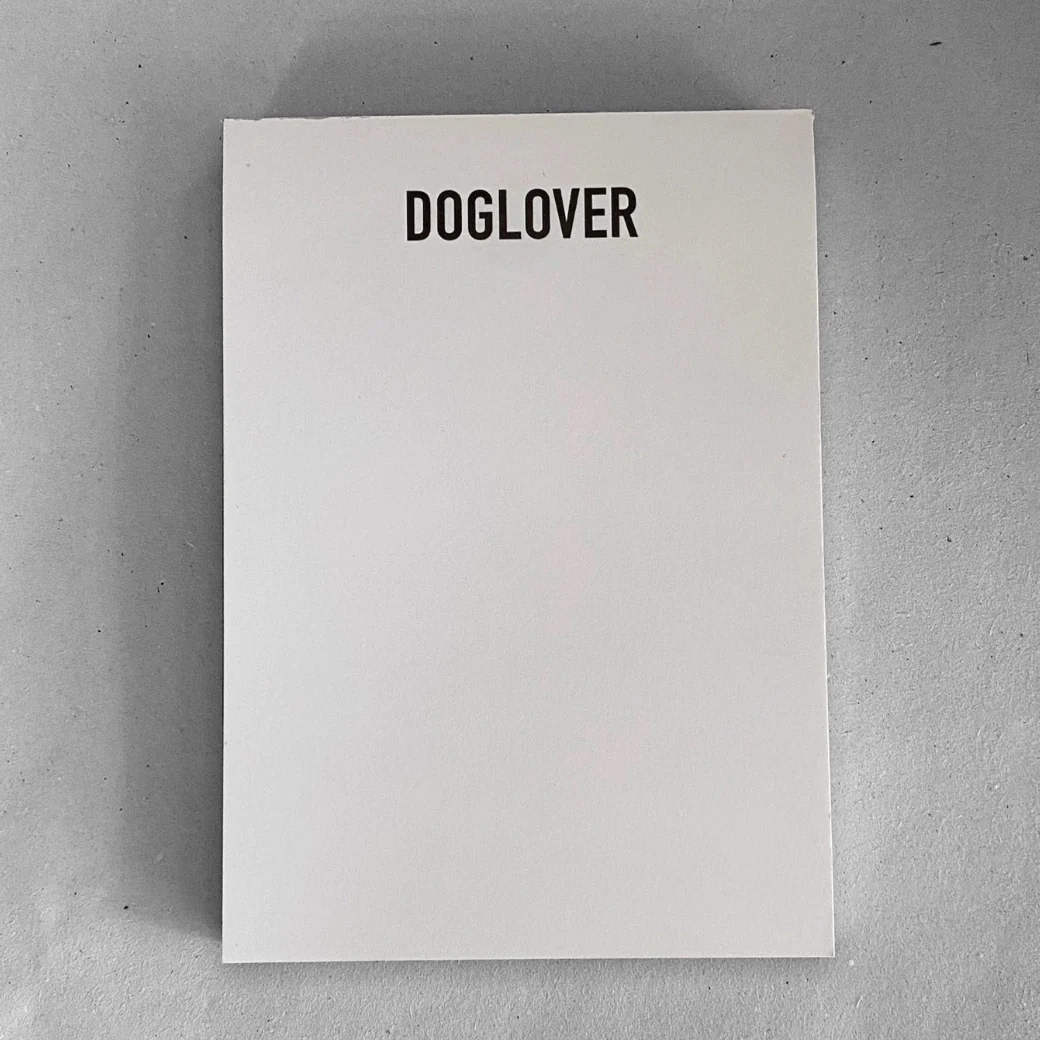 Lieblingpfote Notizblock A6 „DOGLOVER“ (100 Blatt)