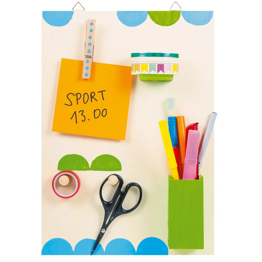 Notizzettelhalter Bastelset hängen Selbstgestalten Kinder ab 5 Jahre – Bild 2