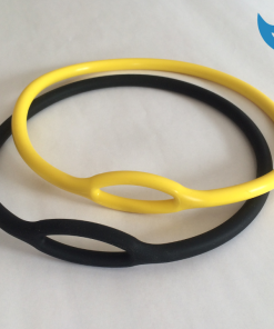 Oktopushalter Nackenband schwarz gelb Octopushalter Neckband Necklace 2.Stufe M