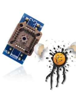 QFJ20 PLCC20 DIL to 2,54 Dip Adapter