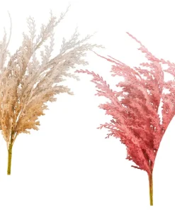 Pampasgräser Trockenblumenoptik Kunstpflanzen Deko-Gräser 1 Stk 56 cm – 2 Farben