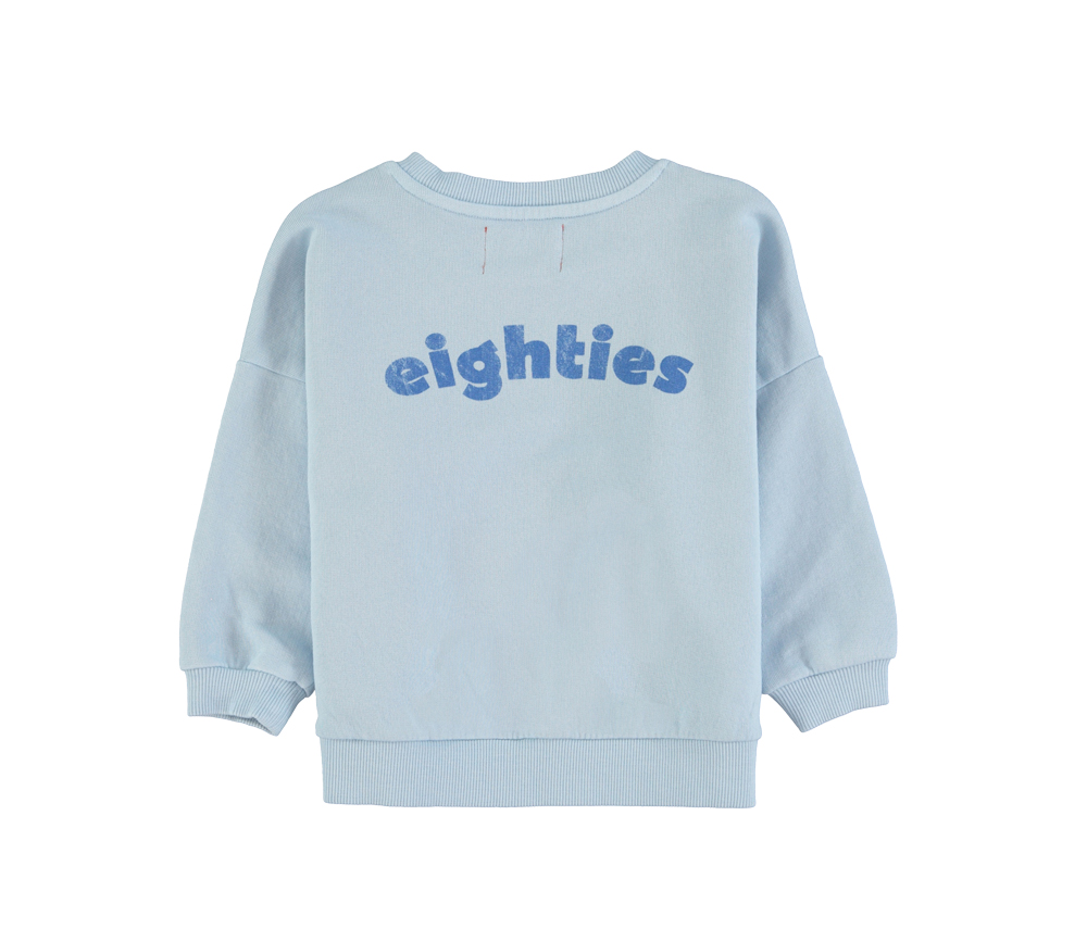 PiuPiuChick – Sweatshirt „WAVES“, Blue, Biobaumwolle – Bild 3