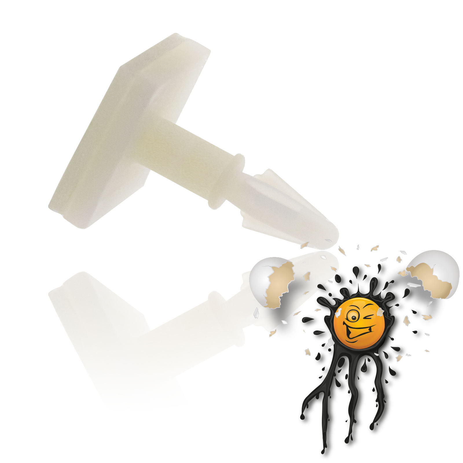 3mm Platinen PCB Klebe Abstandhalter HC-14 13.9 mm adhesive Standoff – Bild 3