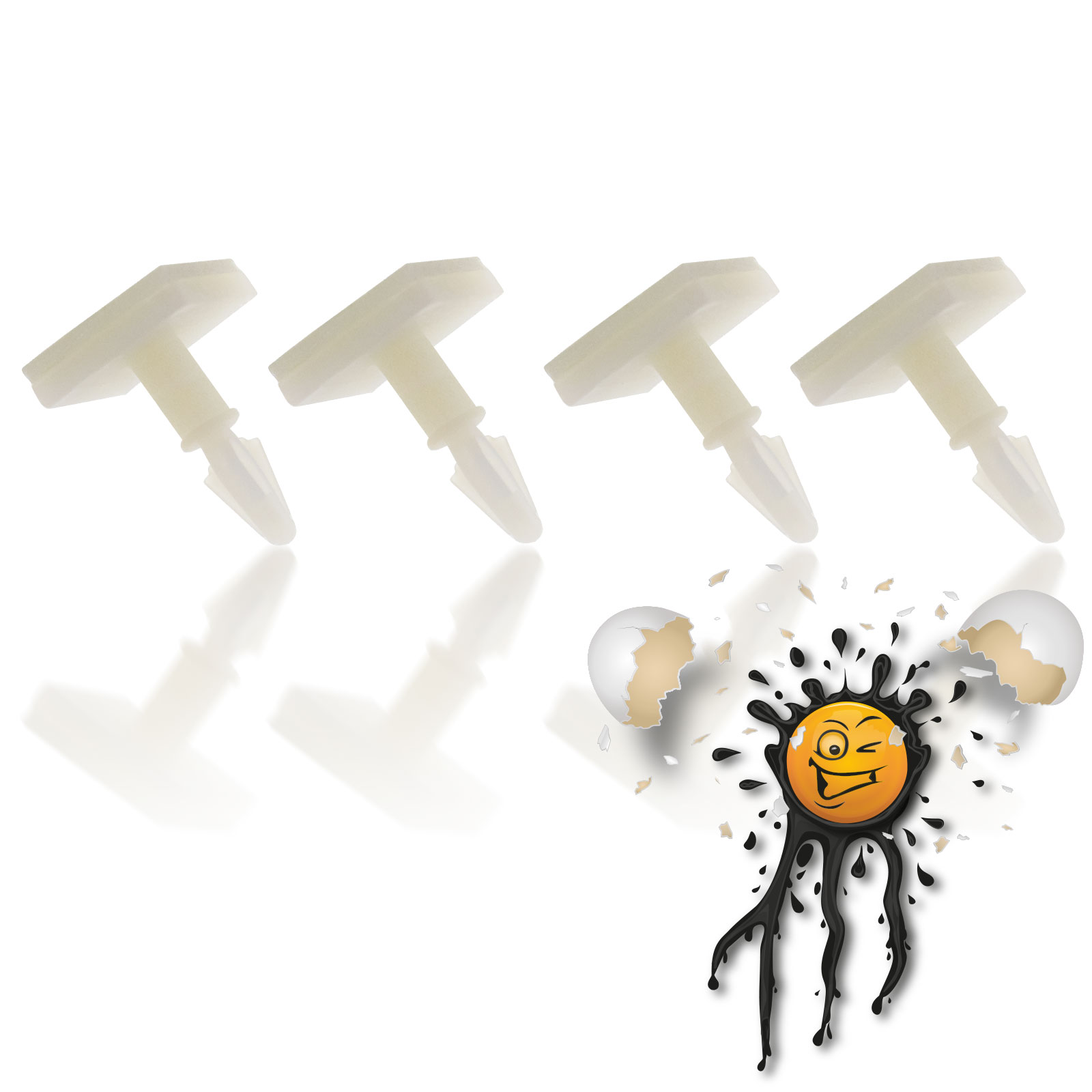 3mm Platinen PCB Klebe Abstandhalter HC-14 13.9 mm adhesive Standoff