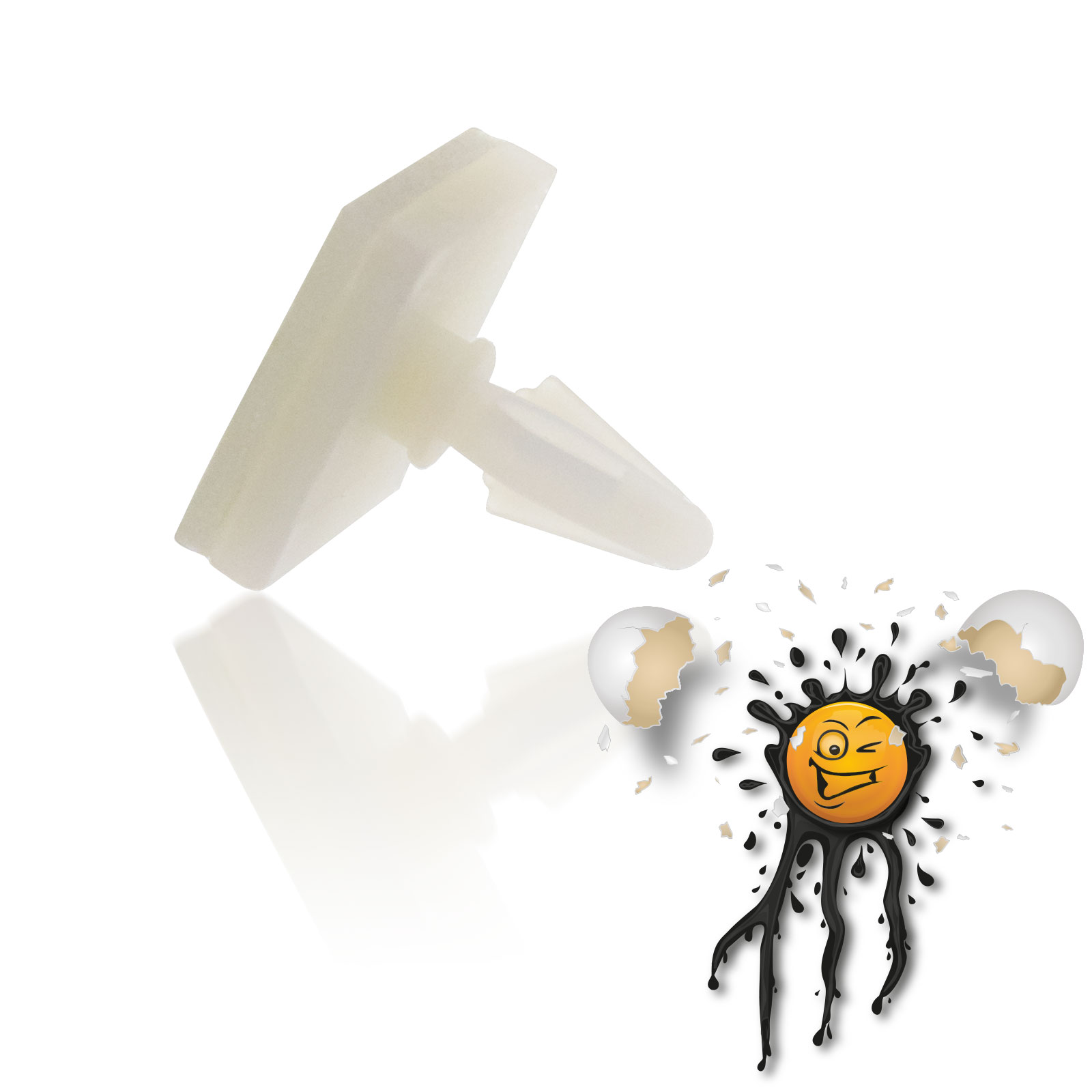 3mm Platinen PCB Klebe Abstandhalter HC-5 4.8 mm adhesive Standoff – Bild 3