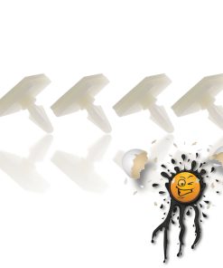 3mm Platinen PCB Klebe Abstandhalter HC-5 4.8 mm adhesive Standoff