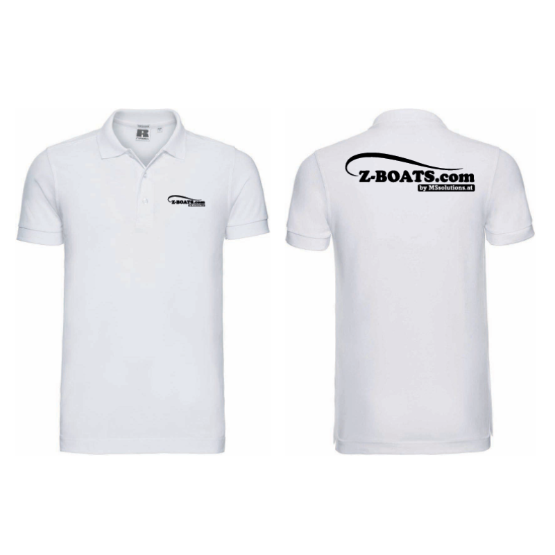 Herren Polo Russel 566M weiß Größe S – Bild 2