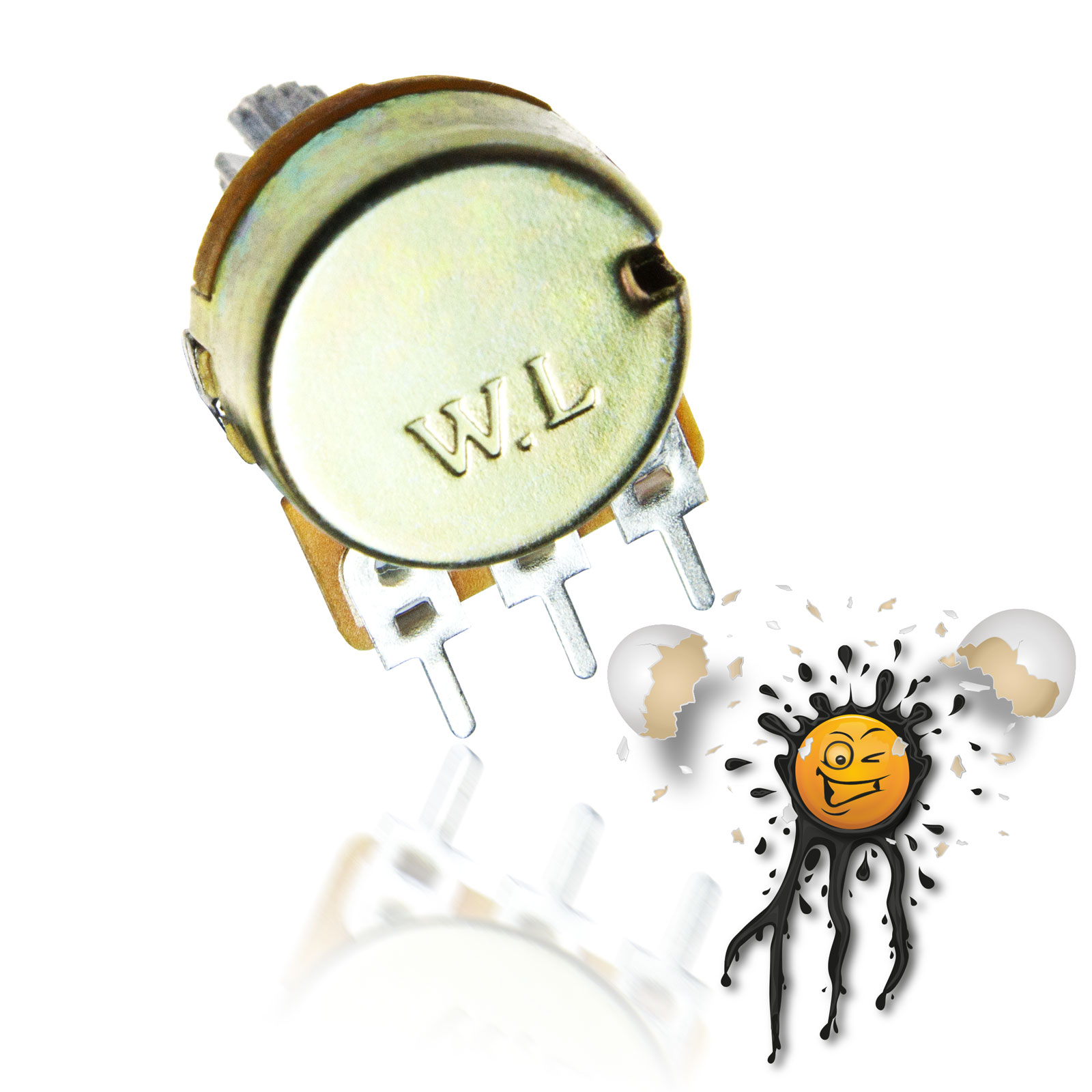 10 Stück linear Dreh Rotary Potentiometer B Type 1KΩ – 1MΩ 3 Pin Sortiment – Bild 4