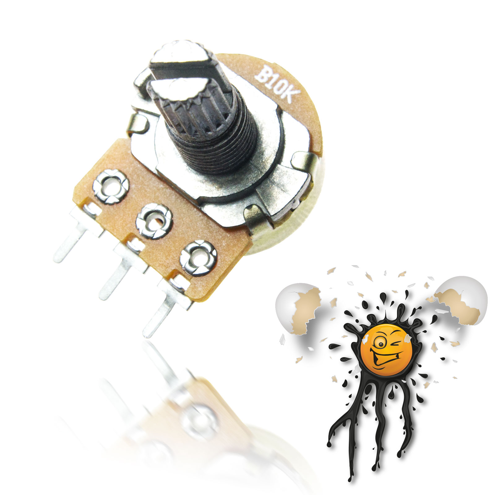 10 Stück linear Dreh Rotary Potentiometer B Type 1KΩ – 1MΩ 3 Pin Sortiment – Bild 6